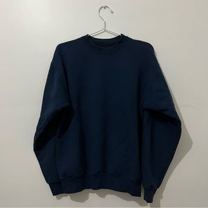 Hanes Navy Blue Crewneck